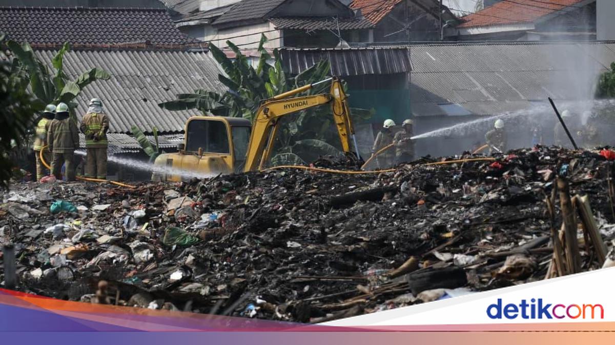 Begini Kondisi TKP Kebakaran di Kramat Jati Tempat Petugas Damkar Meninggal