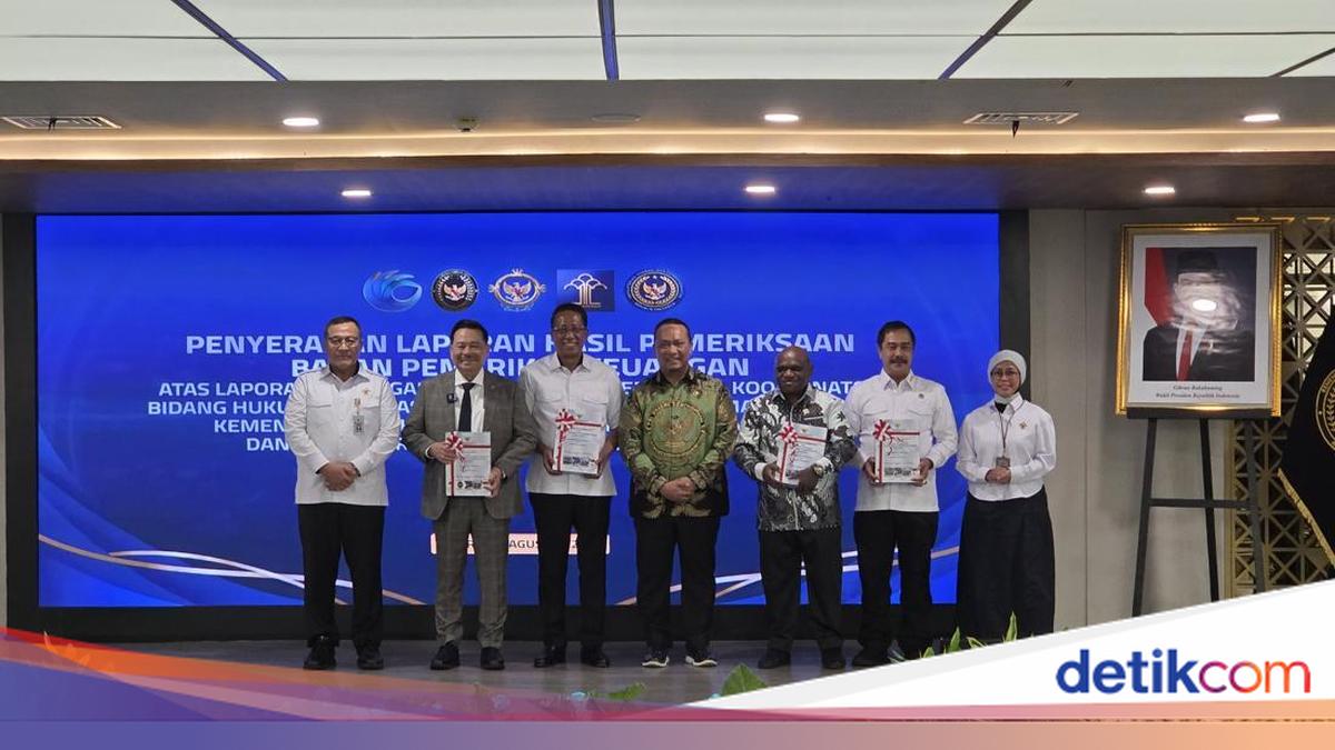 Kemenko Kumham Imipas dan 3 Kementerian di Bawahnya Raih Opini WTP