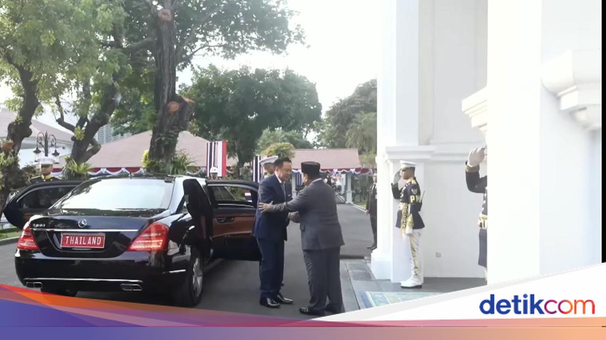 PM Thailand Tiba di Istana, Disambut Hangat Prabowo