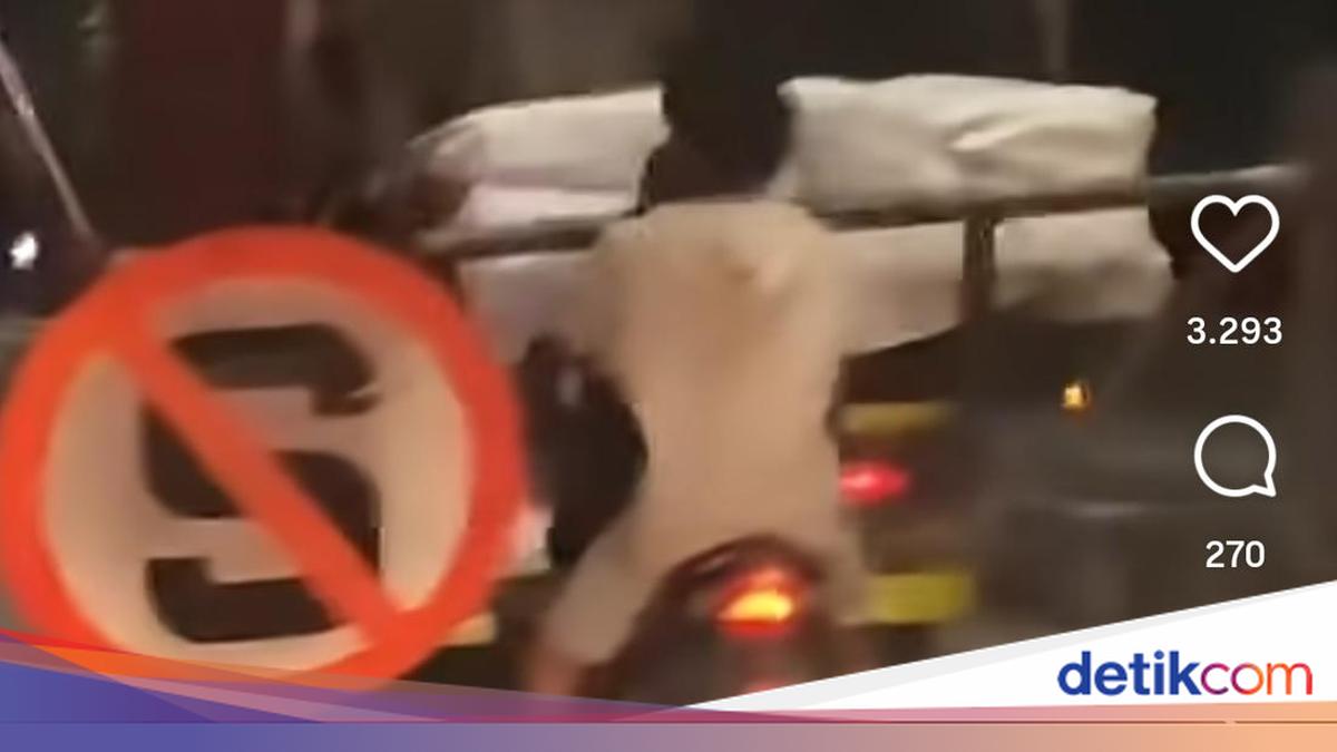 Viral Rambu hingga Tiang Lalin Diambil Pemotor di Semarang, Polisi Selidiki