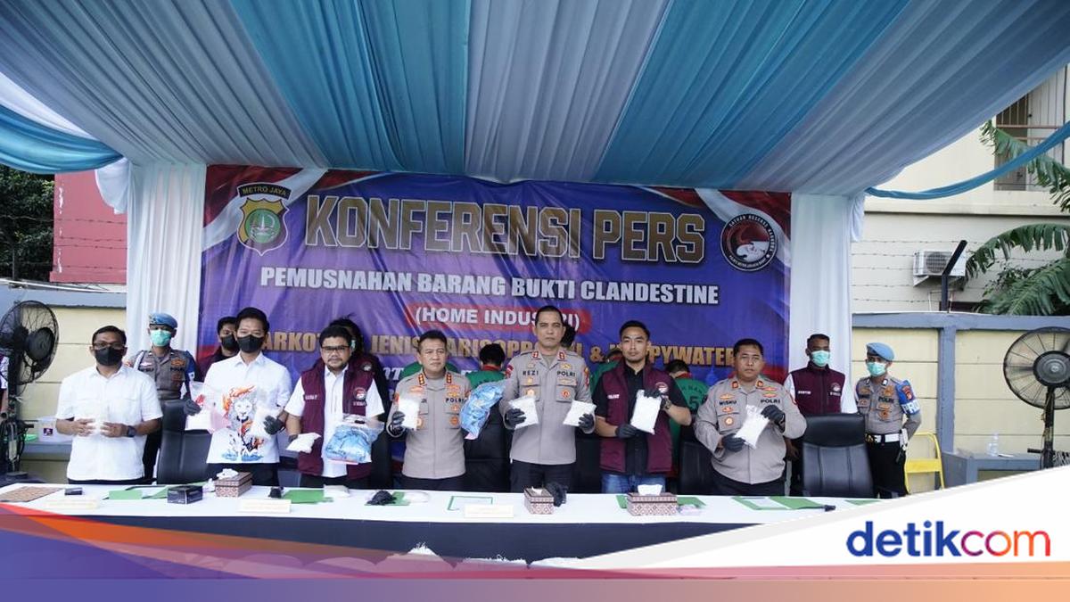 Polres Jakbar Musnahkan Narkoba Rp 119 Miliar, Selamatkan 3,5 Juta Jiwa
