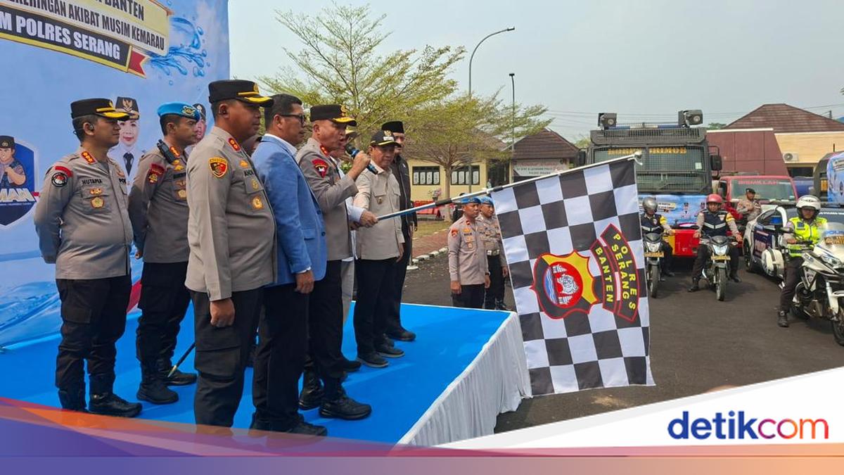 Polres Serang Kirim 64 Truk Tangki Air Atasi Kekeringan di 6 Kecamatan