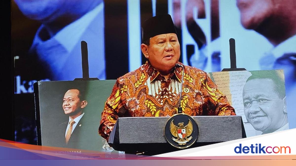 Prabowo Sebut Kecerdasan Bukan dari Sekolah, Singgung Kampusnya Bahlil