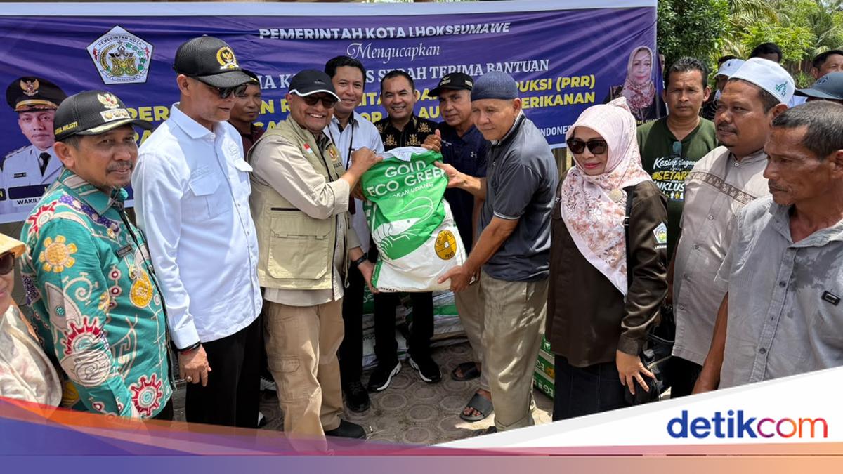 Pulihkan 15 Ribu Hektare Tambak di Aceh, Bantuan Perikanan Mulai Disalurkan