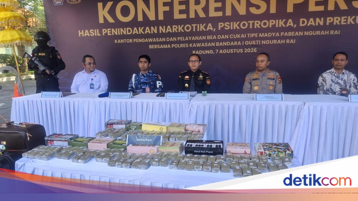 2 Turis India Bawa Ganja Pasta Rp 1,5 M ke Bali Modus Kotak Mainan