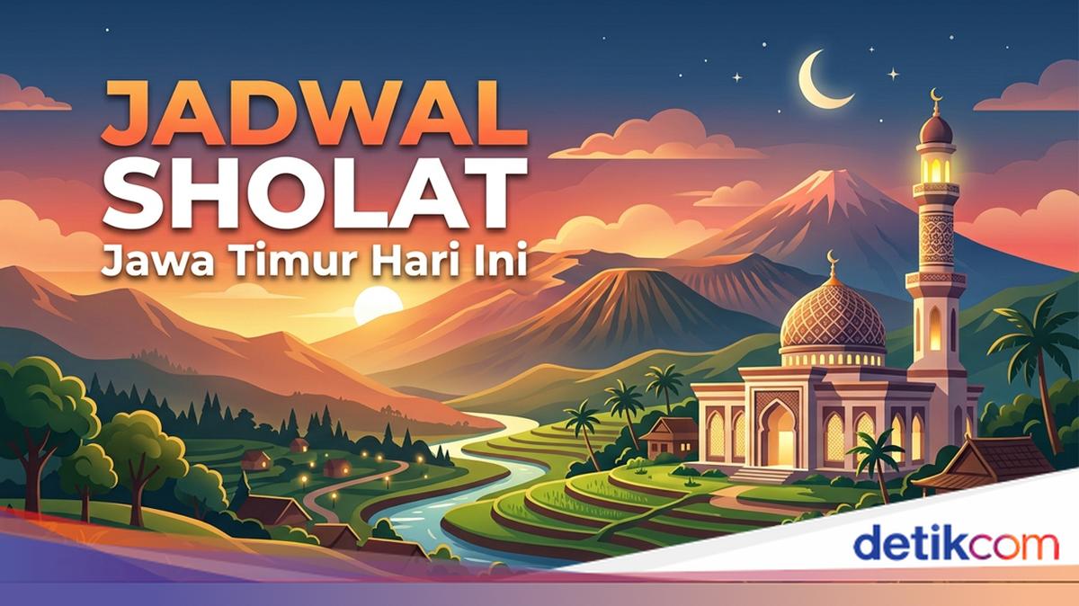 Jadwal Sholat Jawa Timur Hari Ini untuk Subuh-Isya Semua Wilayah