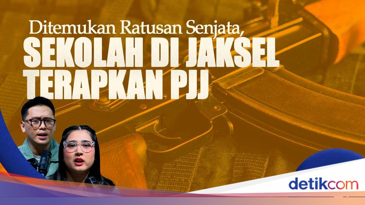 Ditemukan Ratusan Senjata, Sekolah di Jaksel Terapkan PJJ