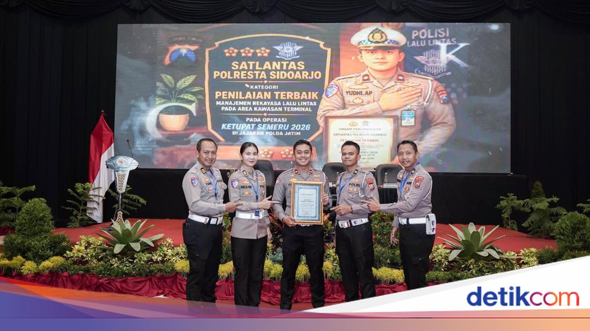 Satlantas Polresta Sidoarjo Raih Penilaian Terbaik Manajemen Rekayasa Lalin