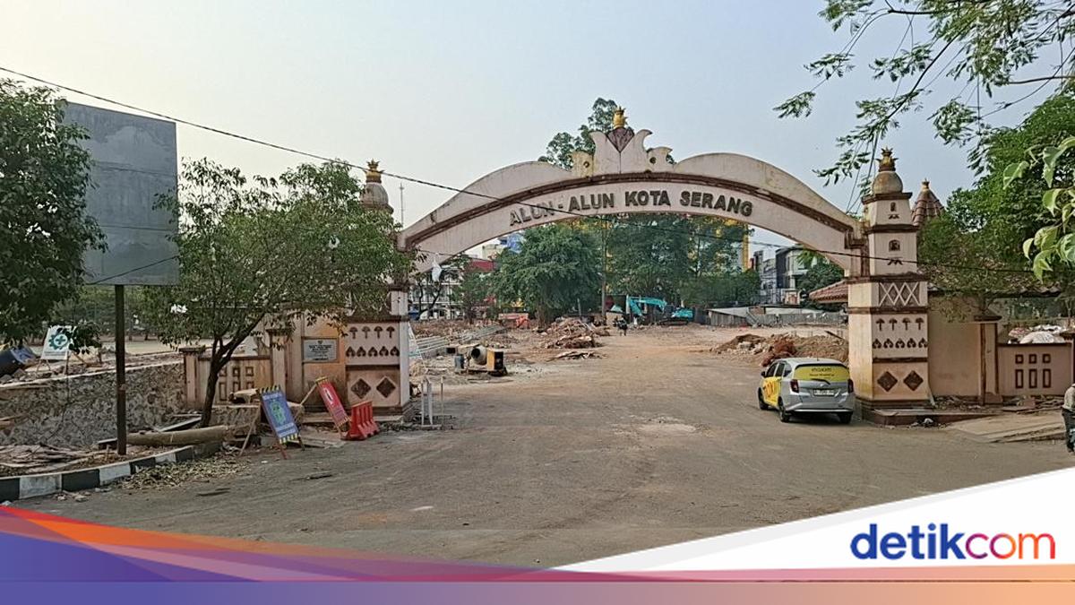Anggaran Revitalisasi Alun-alun Kota Serang Rp 48 M, Bakal Ada Patung Golok