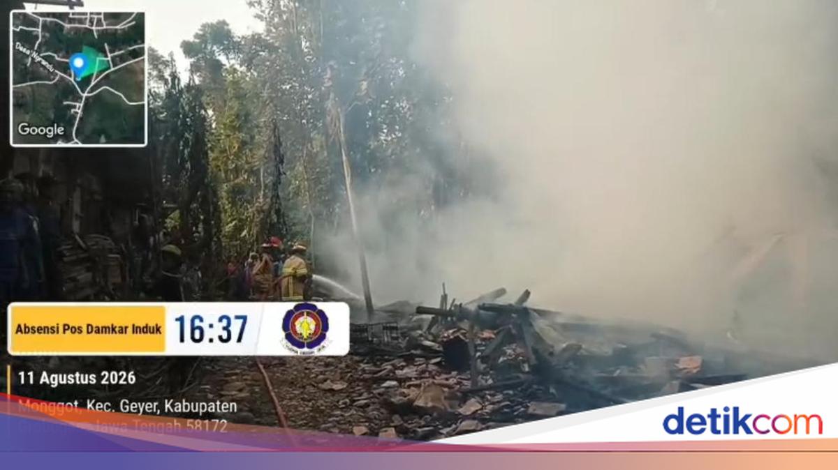 Puntung Rokok Anak Picu Kebakaran Rumah di Grobogan, Sang Ibu Tewas