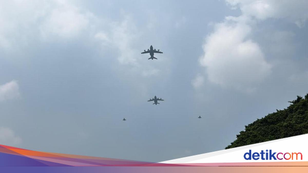 Atraksi Helikopter-Pesawat Rafale Warnai Geladi Kotor Upacara HUT RI di Istana