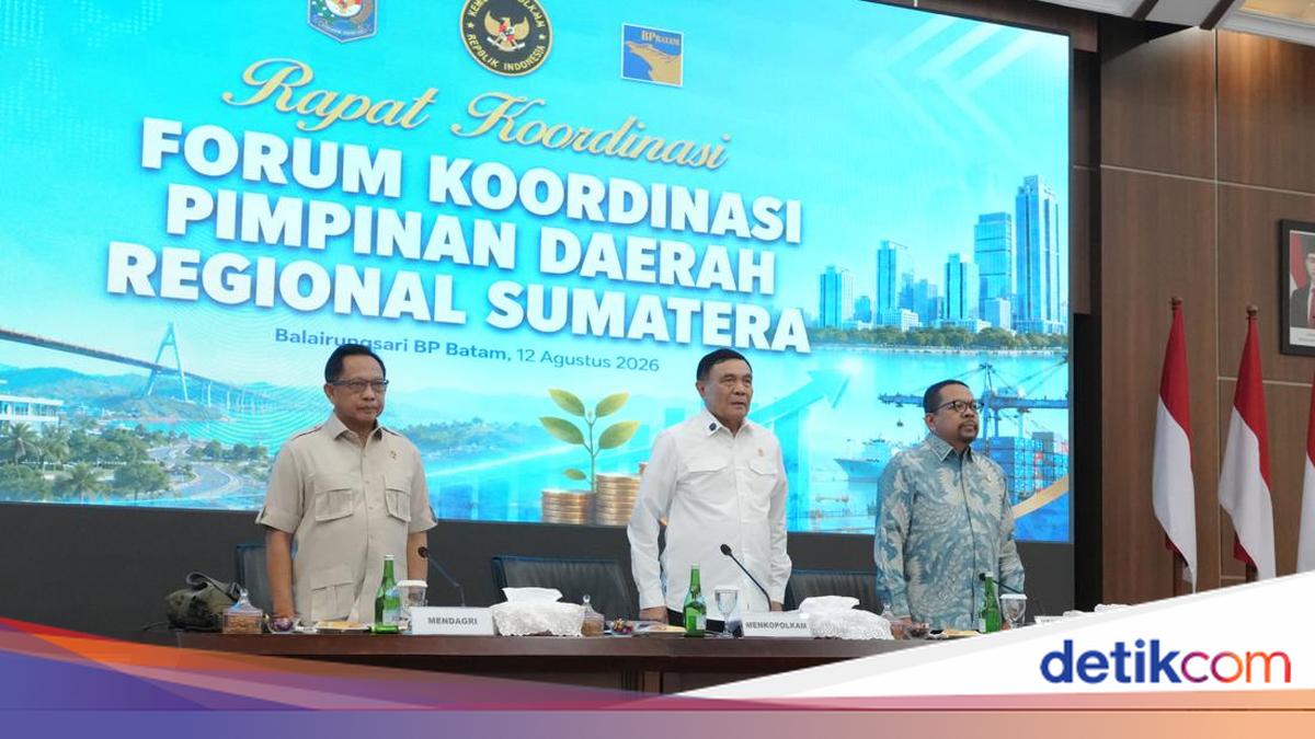 Mendagri Dorong Forkopimda Sumatera Solid Jaga Pertumbuhan Ekonomi