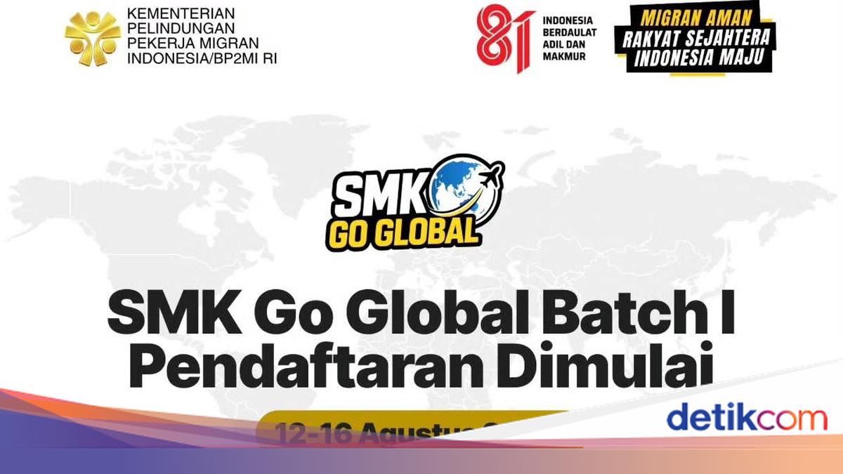 Pendaftaran SMK Go Global Batch I 2026 Dibuka: Cek Negara dan Bidang Kerjanya