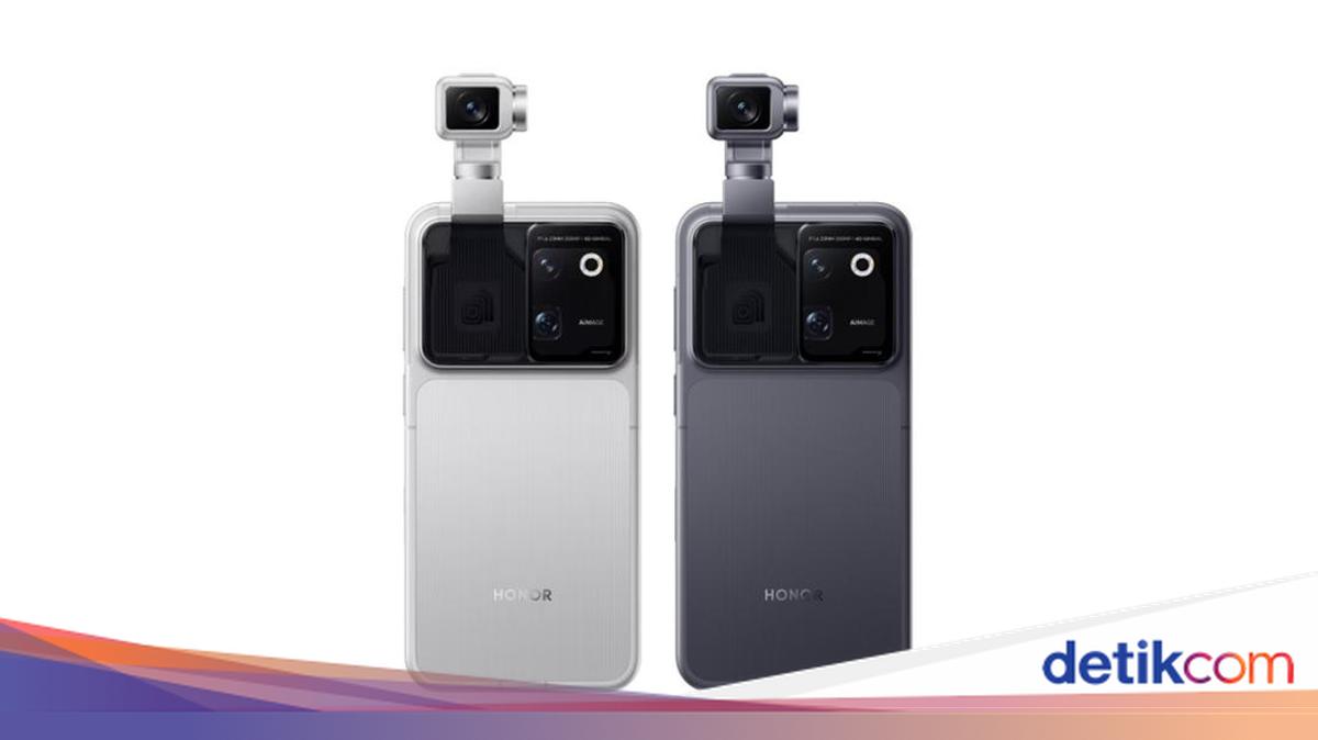 Photo: inet.detik.com Honor Robot Phone Officially Launches with 200MP Gimbal Camera
