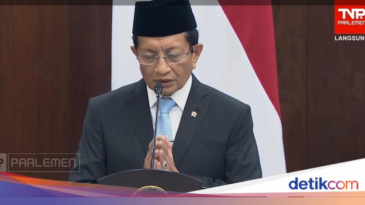 Doa Menag di Sidang Tahunan-Sidang Bersama: Ampunilah Dosa-dosa dan Kekeliruan