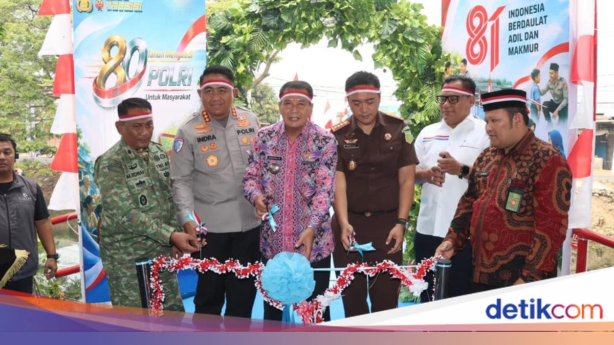 Polresta Tangerang Bangun dan Revitalisasi 14 Jembatan Merah Putih