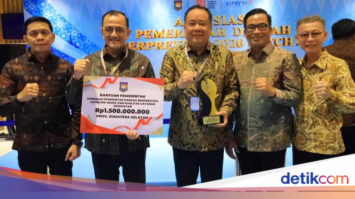 Perkuat Layanan Kesehatan, Pemprov Sumsel Raih Apresiasi Nasional