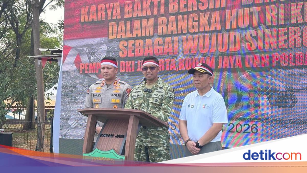 3.550 Personel TNI-Polri dan Pemda Bersihkan 11 Titik Sungai Jelang HUT RI