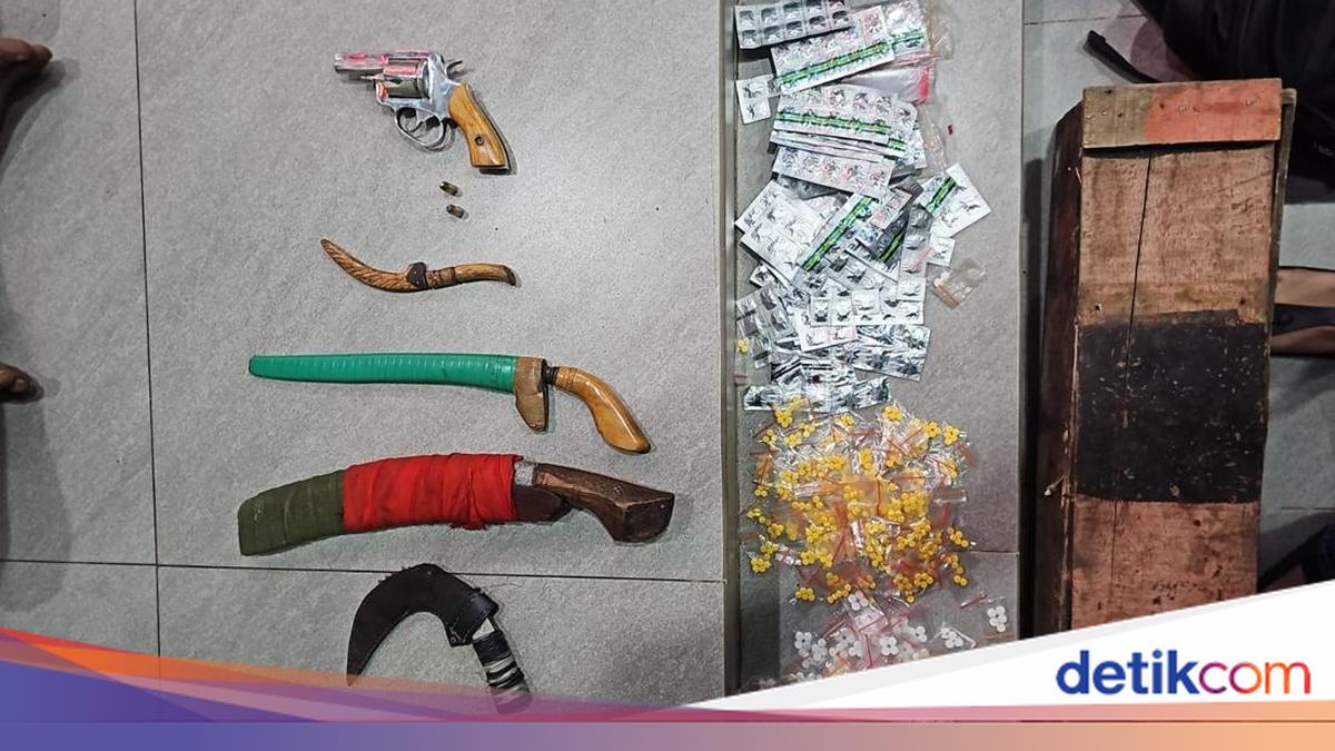 Polisi Tangkap 3 Pengedar Obat Keras Ilegal di Bogor, Senpi Rakitan Disita