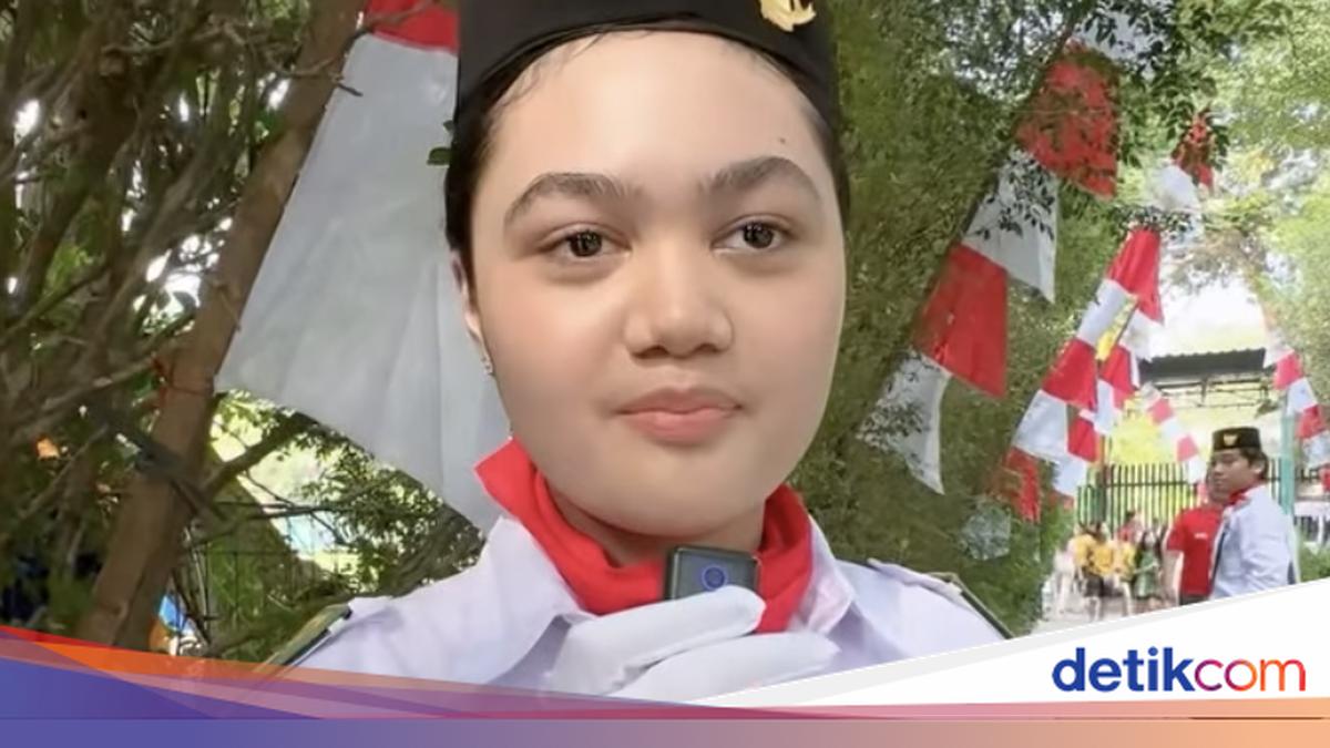 Bikin Bangga! Amora Lemos Jadi Pembaca Teks Proklamasi di Sekolah