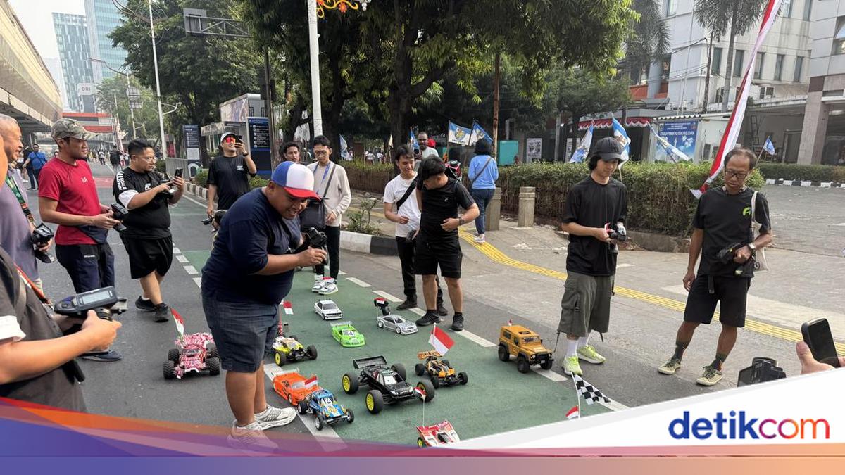 Ada Konvoi Tak Biasa di CFD Rasuna Said Sambut HUT Ke-81 RI