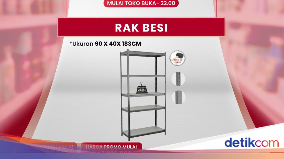Serbu! Beli Rak Besi Semurah Ini di Transmart Full Day Sale