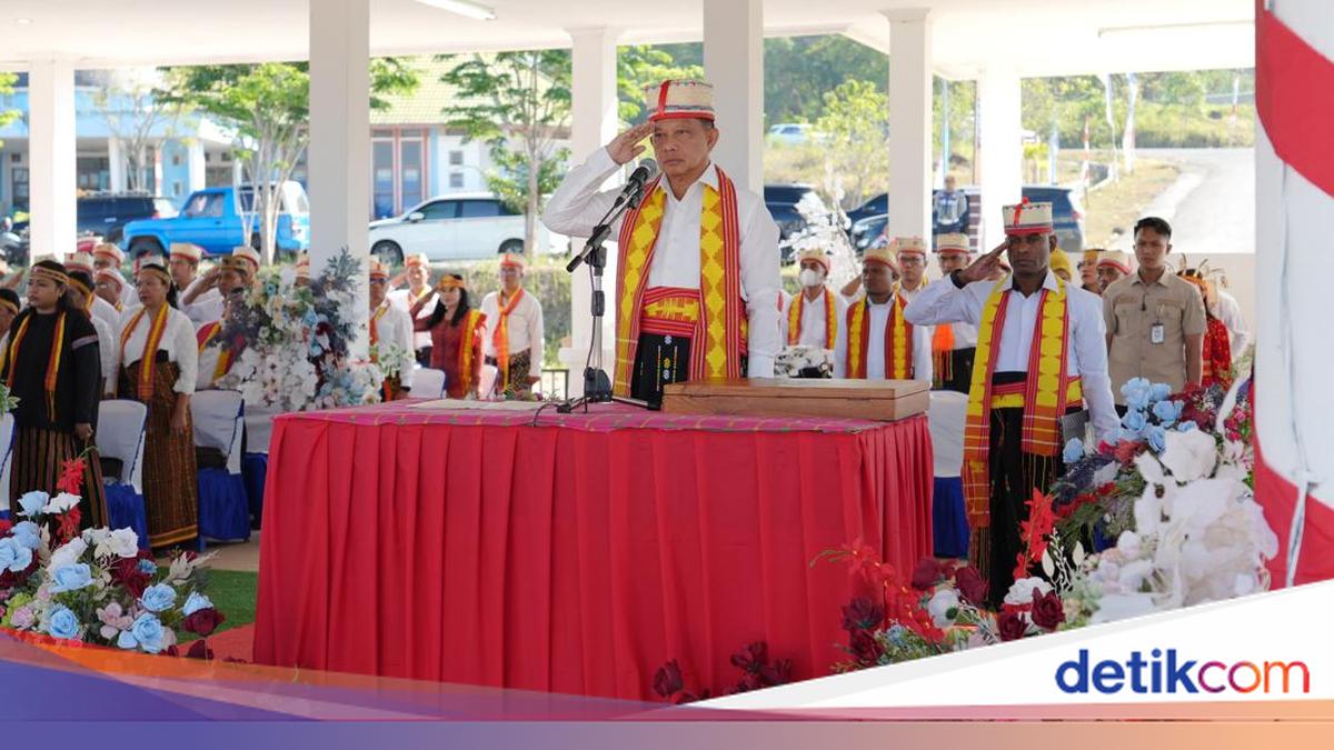Tito Pimpin Upacara HUT Ke-81 Kemerdekaan RI di Manggarai Timur