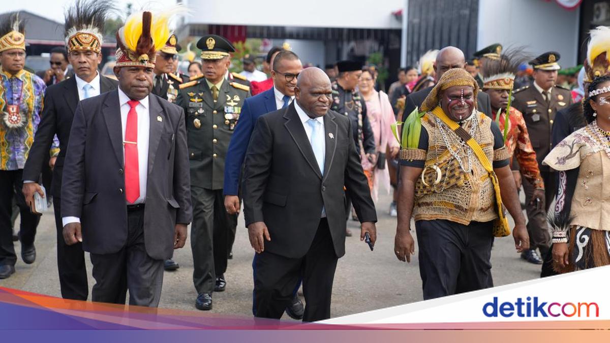 Menteri HAM Peringati HUT Ke-81 Kemerdekaan RI di Nabire Papua Tengah