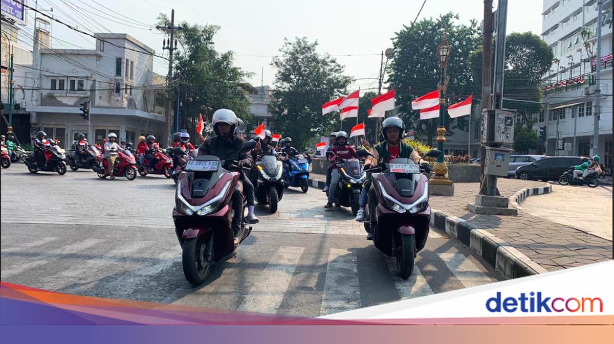 Ribuan Pengguna Honda PCX Gelar Konvoi Merdeka Rayakan HUT RI ke-81