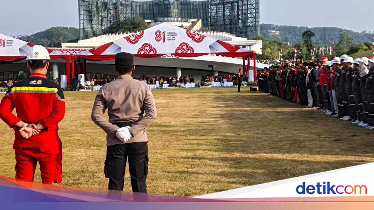 Suasana Upacara HUT ke-81 RI di IKN