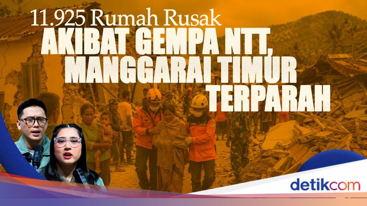11.925 Rumah Rusak Akibat Gempa NTT, Manggarai Timur Terparah