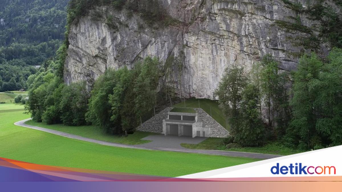 Brankas Mewah Terkubur 100 Meter di Pegunungan Swiss untuk Orang Superkaya