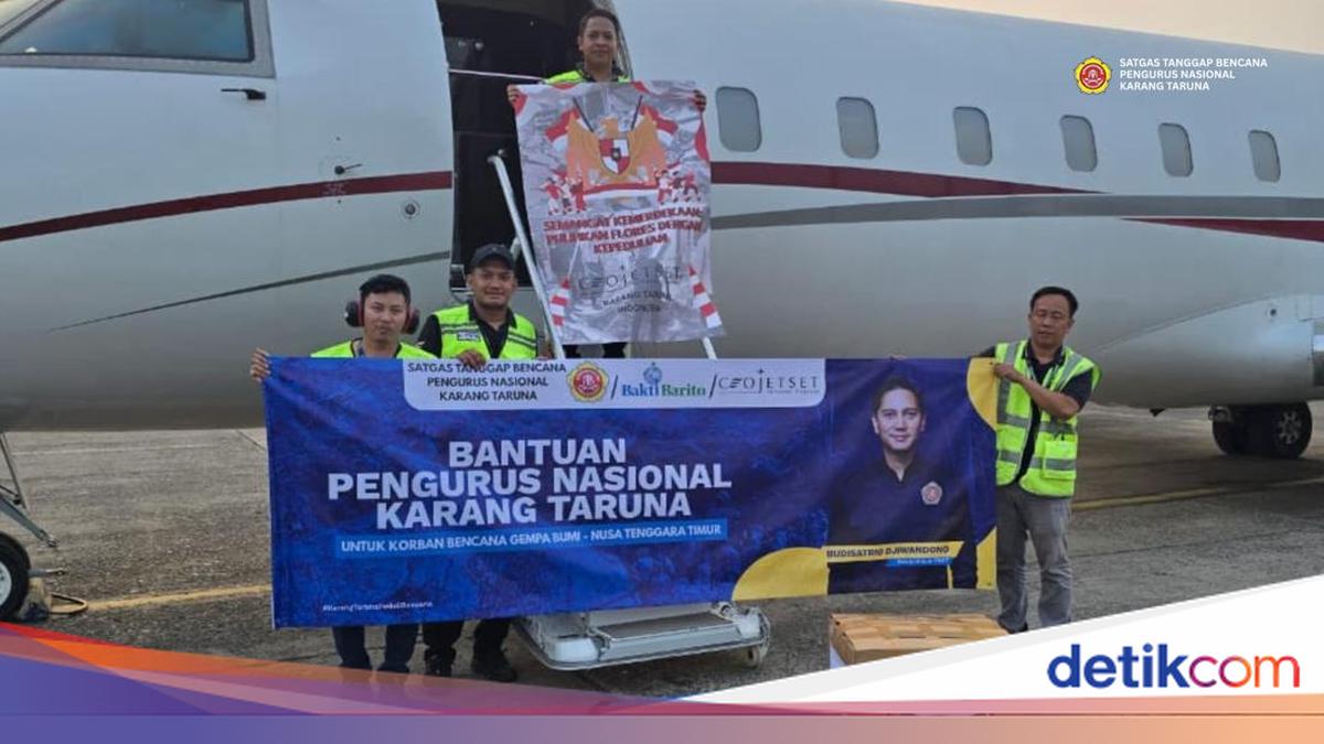 Karang Taruna Nasional Salurkan Bantuan Tenda ke Korban Gempa NTT