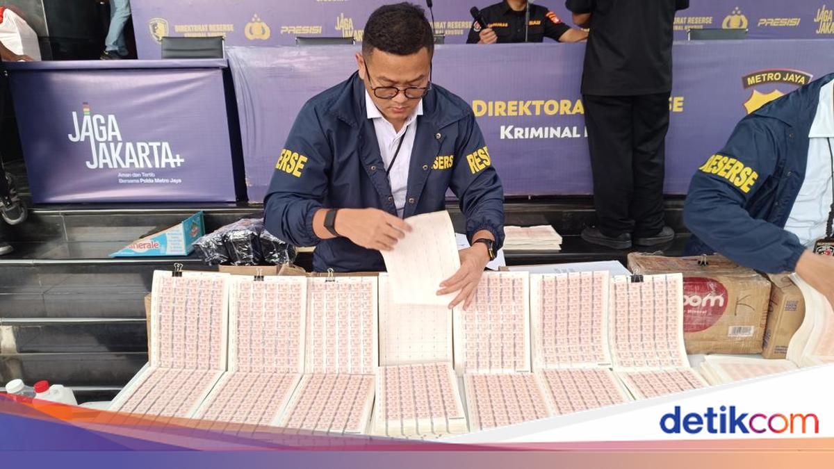 Polisi Sita 3,4 Juta Meterai Palsu dari Sindikat, Negara Rugi Rp 1 Triliun