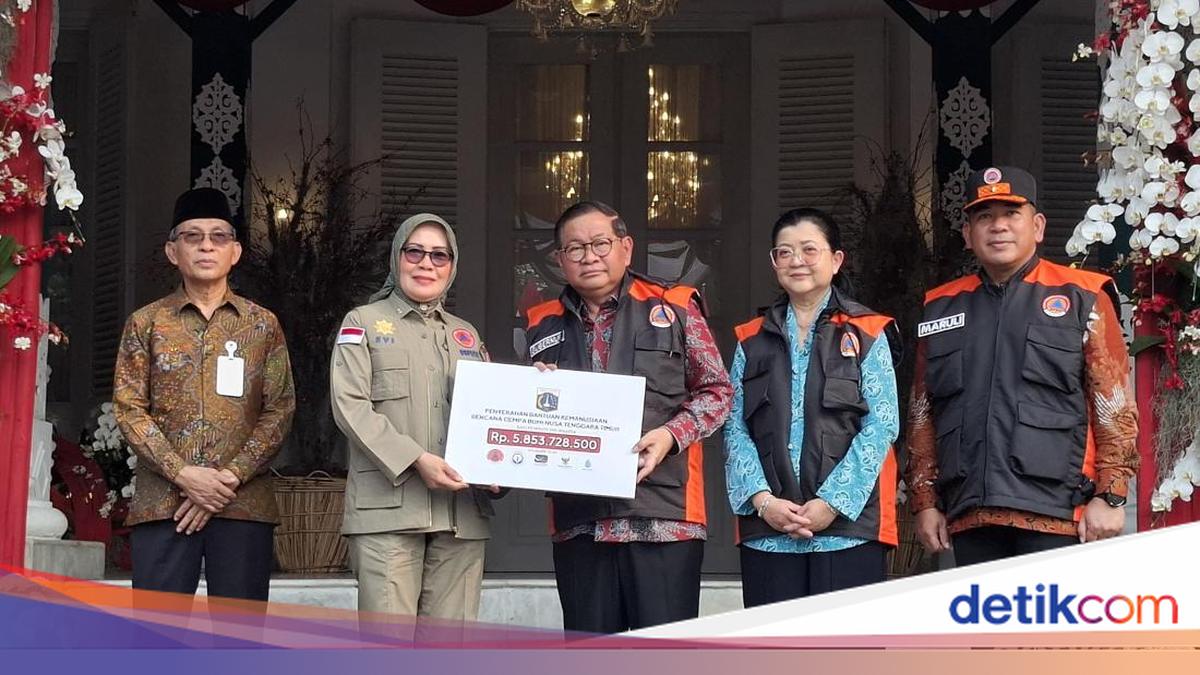 Pramono Lepas Bantuan Rp 5,8 M untuk Korban Gempa NTT