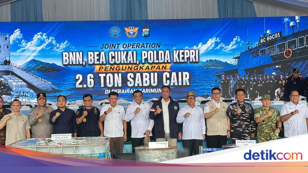 Kasus 2,6 Ton Sabu Cair Dibongkar, Menko Polkam: RI Tak Boleh Jadi Pasar
