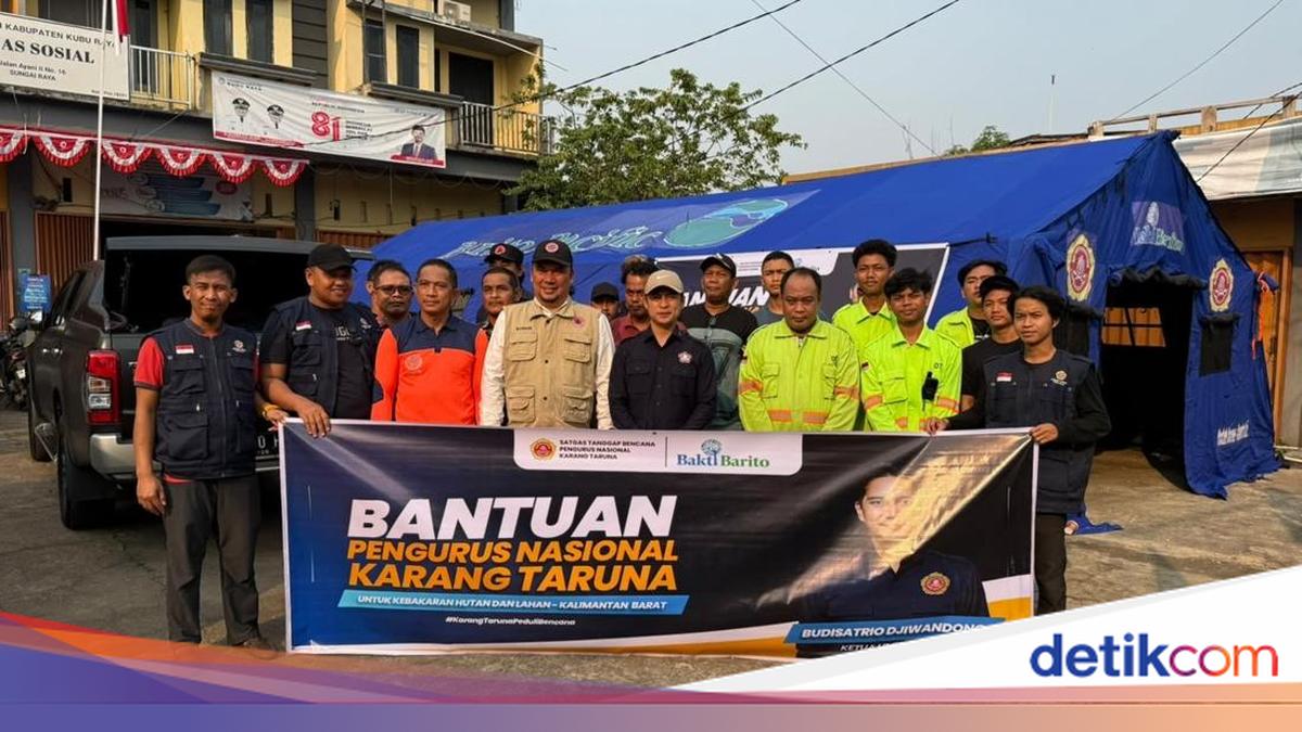 Pengurus Nasional Karang Taruna Bantu Penanganan Karhutla Sumatera