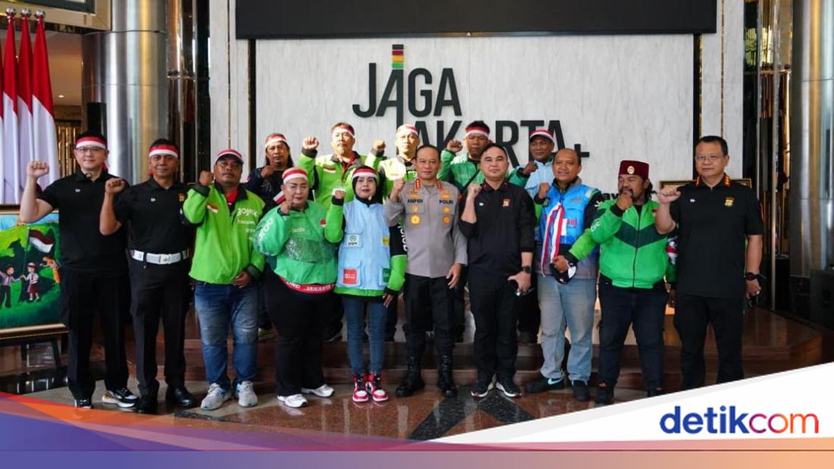 Kopdar Kebangsaan Jaga Jakarta, Polda Metro Hadirkan Layanan bagi Komunitas Ojol
