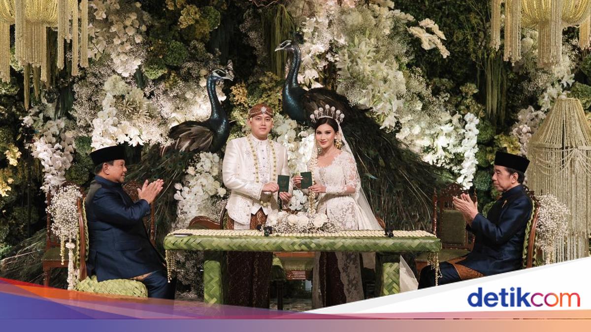 Momen Prabowo dan Jokowi Jadi Saksi Pernikahan Sespri Rizky Irmansyah