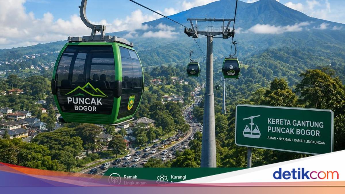 Kurangi Macet, Pemkab Bogor Wacanakan Lagi Kereta Gantung di Puncak