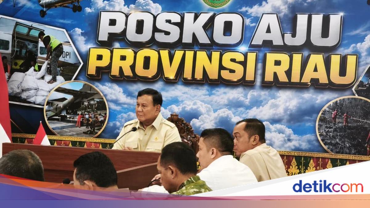 Prabowo Minta 3 Orang Pura-Pura Mancing Bakar Lahan Riau Dibawa ke Jakarta