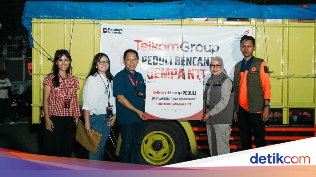 TelkomGroup Salurkan Bantuan Rp 1,3 M untuk Bantu Pemulihan Pascagempa NTT
