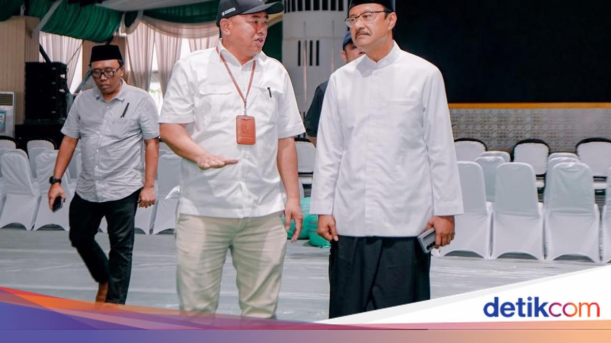 Gus Ipul Cek Finalisasi Arena dan Simulasi Registrasi Peserta Muktamar NU