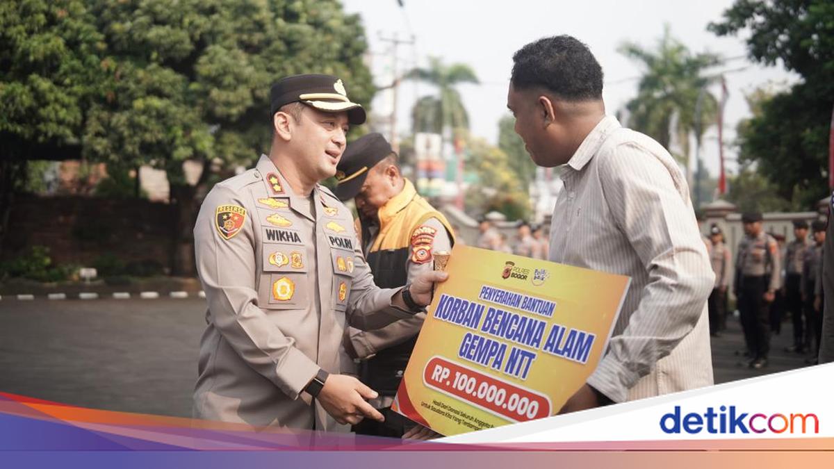 Polres Bogor dan Mahasiswa NTT Salurkan Bantuan Rp 100 Juta ke Manggarai Timur