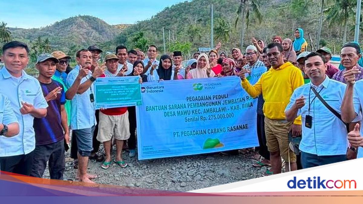 Pegadaian Peduli Salurkan Rp 275 Juta untuk Pembangunan Jembatan Raba Sa'u
