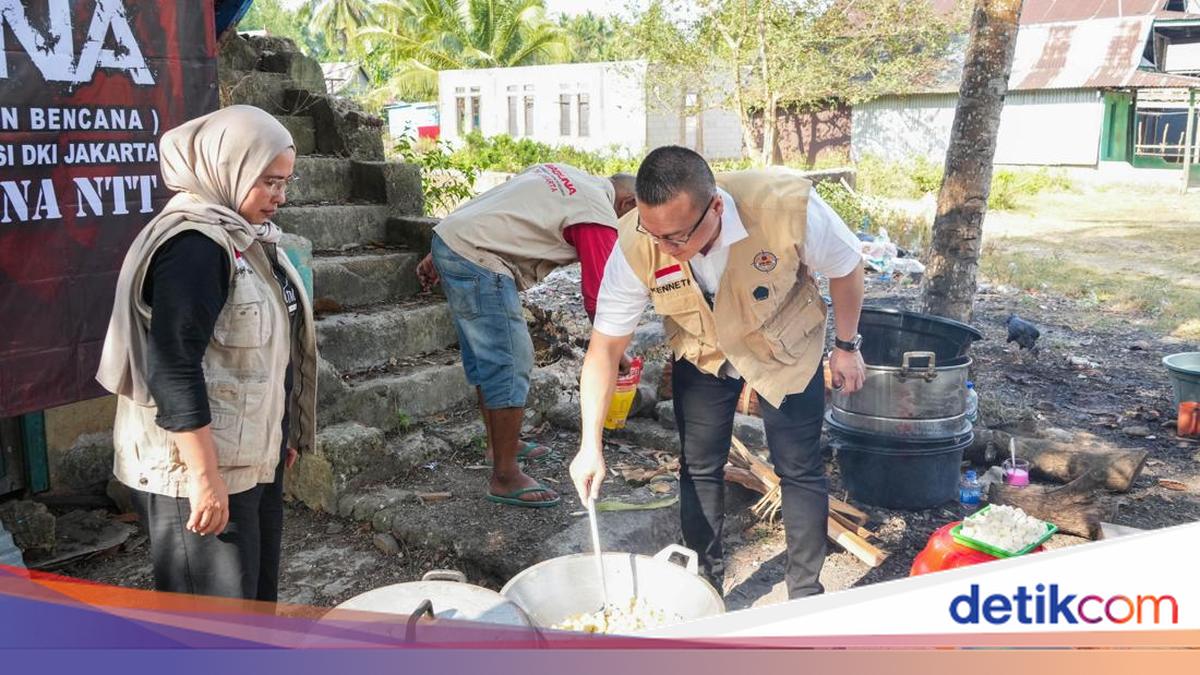 Dari Jakarta untuk NTT, BAGUNA DPD PDIP DKI Hadirkan Dapur Umum bagi Korban Gempa