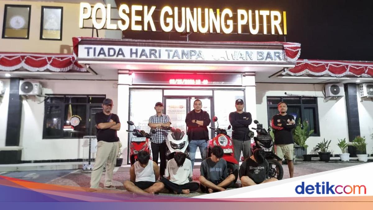 Polisi Bongkar Sindikat Maling Motor di Bogor, Pencuri hingga Penadah Diringkus