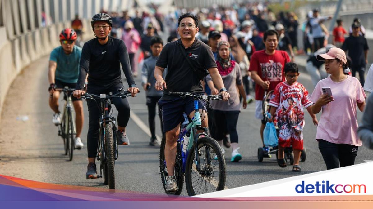 Antusiasme Warga Tak Surut, CFD Bekasi Dipadati Pesepeda hingga Pelari