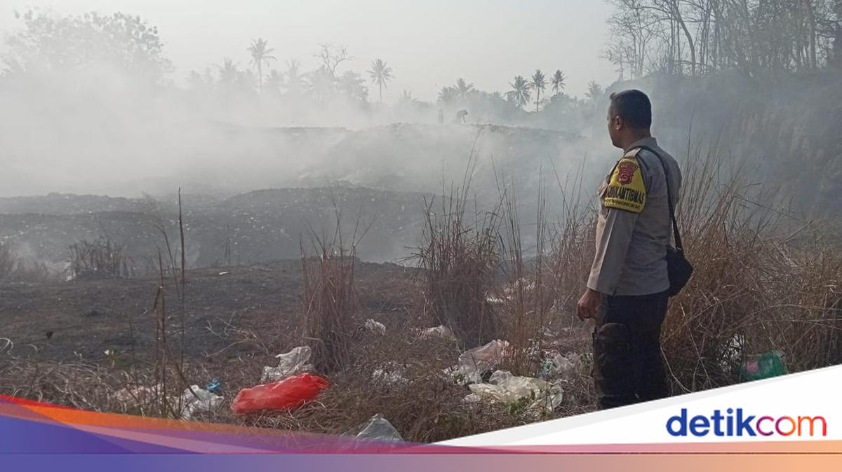 Polisi Sebut TPA Waringinkurung yang Terbakar Sudah Ditutup Sejak 2025