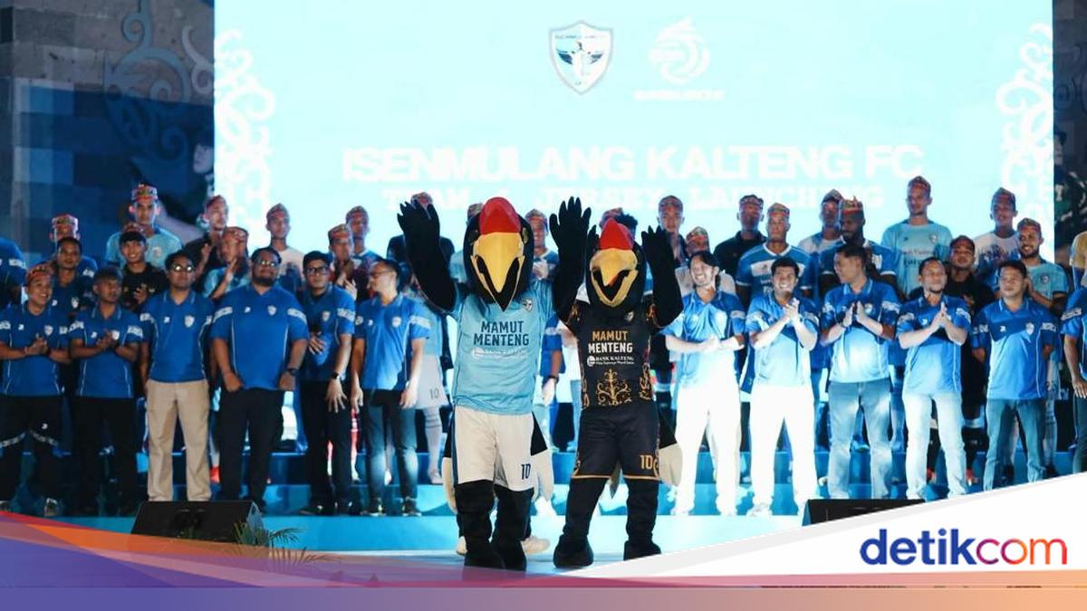 Jersey-Maskot Isen Mulang Kalteng FC Resmi Diperkenalkan ke Publik